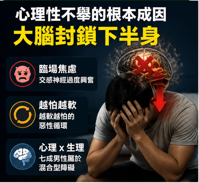 心理性性功能障礙的根本成因:大腦如何封鎖了你的下半身? 心理性性功能障礙的根本成因:大腦如何封鎖了你的下半身?