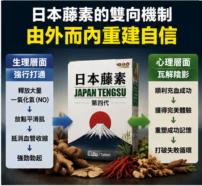 日本藤素治癒心理性障礙的機制:生理訊號如何反向建立自信? 日本藤素治癒心理性障礙的機制:生理訊號如何反向建立自信?
