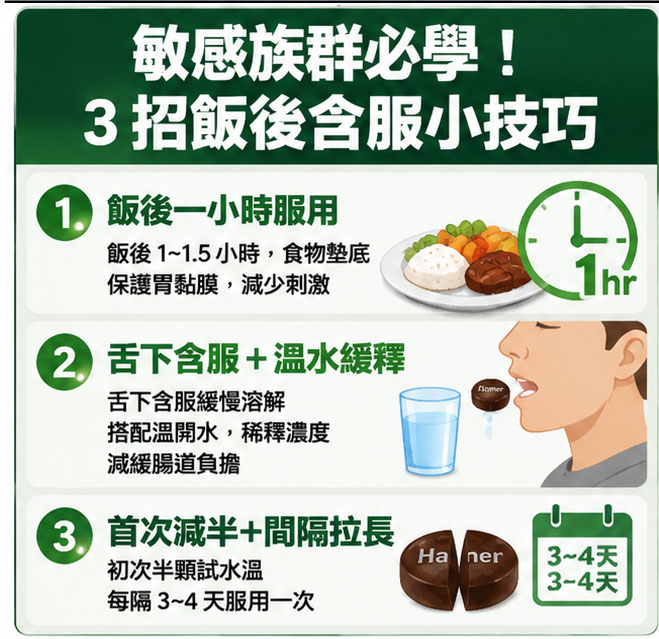 敏感族群必學:3 招飯後含服小技巧遠離腹瀉 🍽️ 敏感族群必學:3 招飯後含服小技巧遠離腹瀉 🍽️