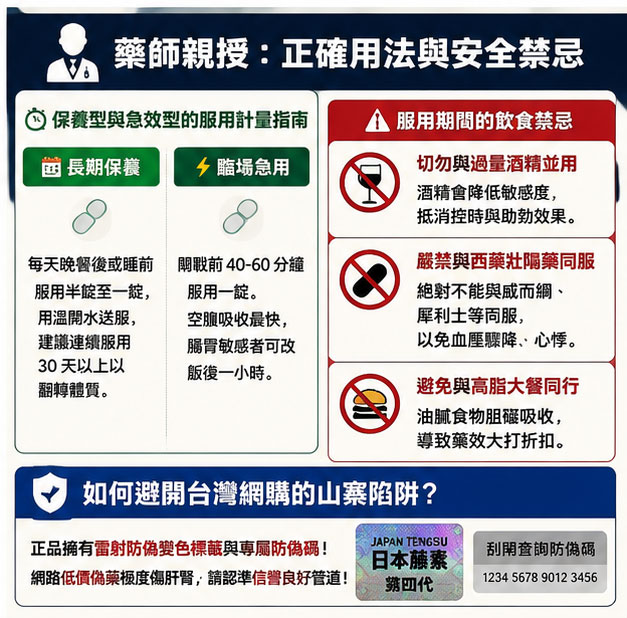 藥師親授:日本藤素第四代的正確用法與安全禁忌 藥師親授:日本藤素第四代的正確用法與安全禁忌