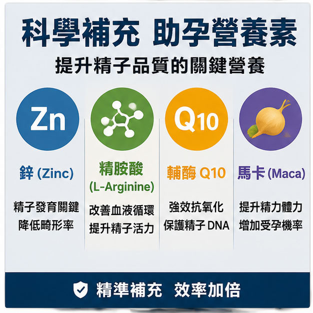 未來爸爸的備孕方針：如何更安全、科學地提升生育力？🏃‍♂️