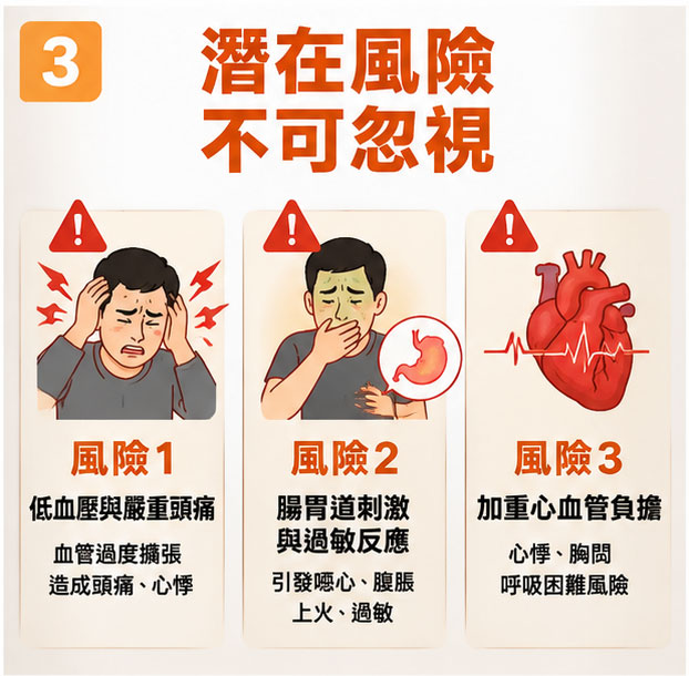 雙效合一的潛在風險:強強聯手可能引發的 3 大身體負擔 🌡️ 雙效合一的潛在風險:強強聯手可能引發的 3 大身體負擔 🌡️