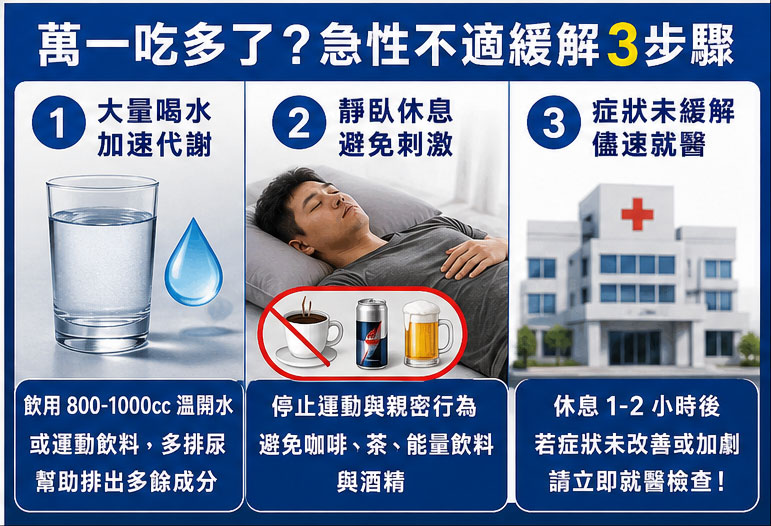 萬一不小心吃多了?急性不適的居家緩解對策 💧 萬一不小心吃多了?急性不適的居家緩解對策 💧